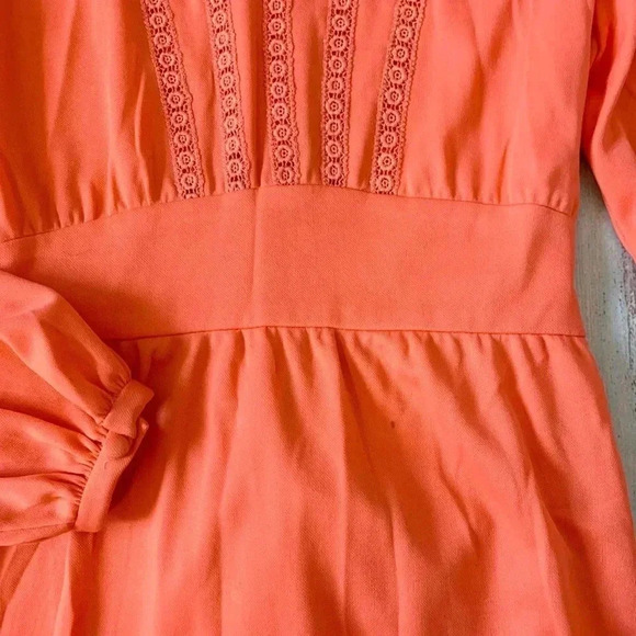 Vintage long sleeve maxi dress - Picture 4 of 11